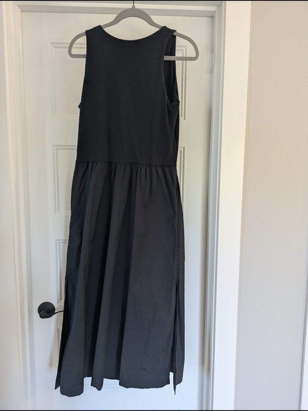 Everlane Black Sleeveless Maxi Dress - Picture 2 of 4